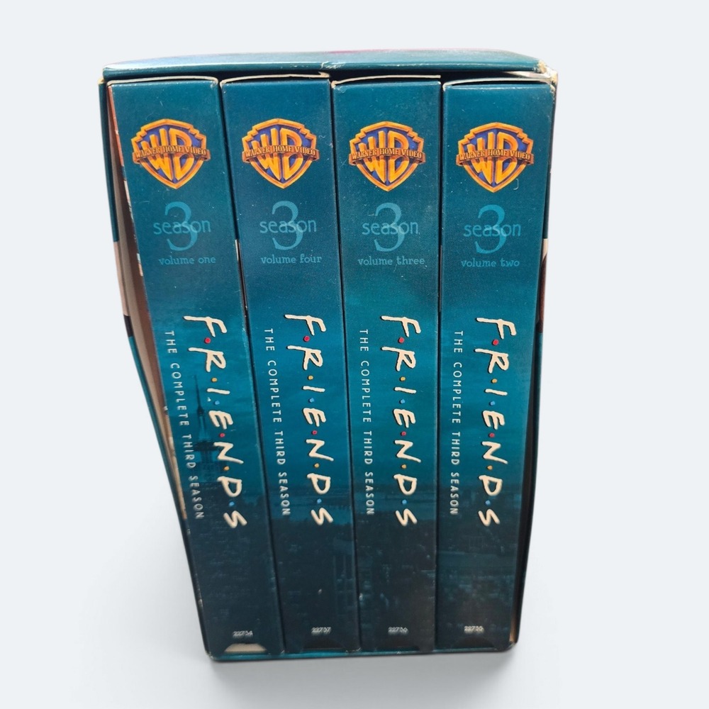 Friends The Complete Third Season VHS Box Set Of 4